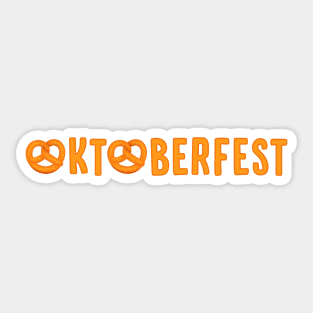 Oktoberfest Pretzel Sticker